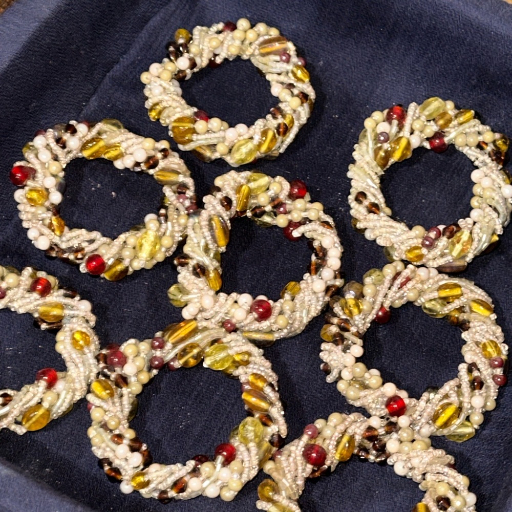 Beaded Napkins Rings - Picture 5 of 8